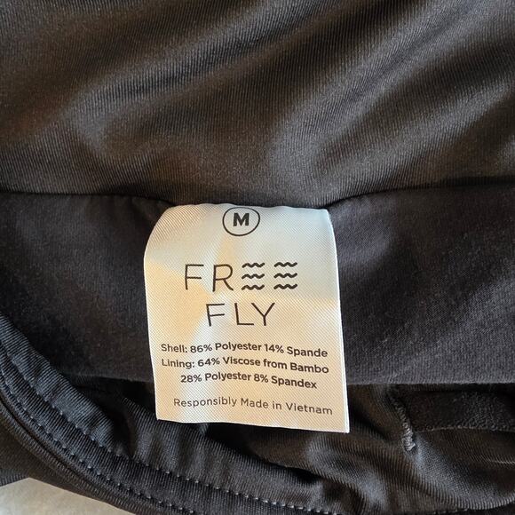Free Fly Womens Bamboo-Lined Active Breeze Skort Size Medium Black - Picture 3 of 3